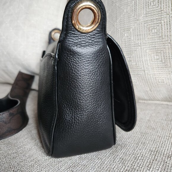 COACH black Jes crossbody shoulder bag with reversible strap F77979 - Picture 5 of 14